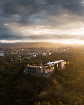 Castillo de Chapultepec al atardecer 