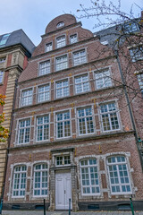 Fototapeta na wymiar Historische Fassade von 1641 in der Altstadt von Düsseldorf