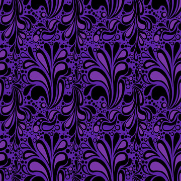 Purple Modern Geometric Seamless Pattern for party, anniversary, birthday. Design for banner, poster, card, invitation and scrapbook