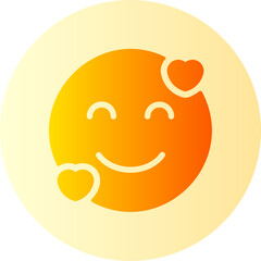 Fototapeta premium love gradient icon
