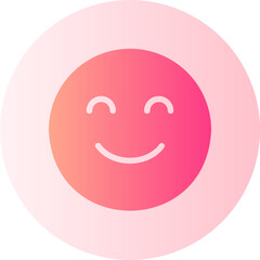 smile gradient icon