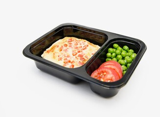 Simple meal in box