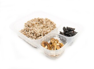 Simple meal in box