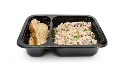 Simple meal in box