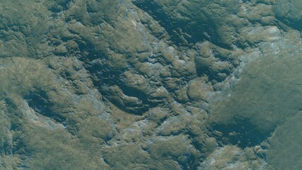 3D Rendered Fantasy Alien Landscape - 3D Illustration