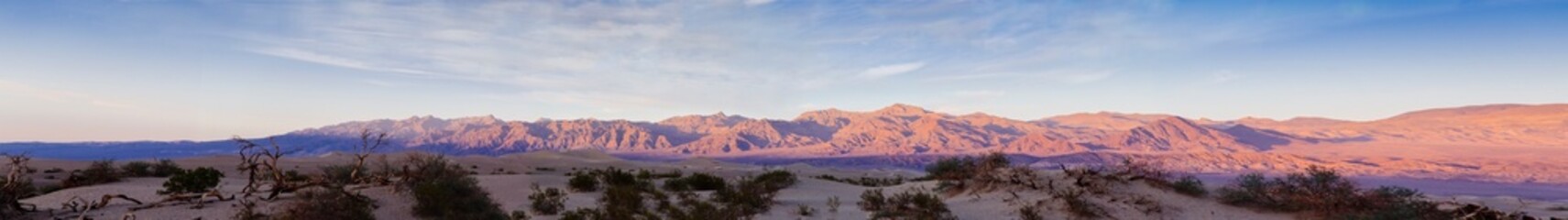 Dunes in the desert of Death Valley at sunset - 471868110