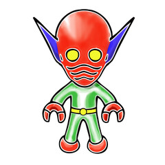 甲府で目撃された宇宙人