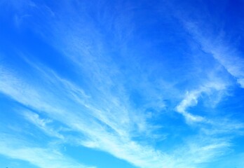 Blue sky background