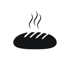 Bread Icon Black and White