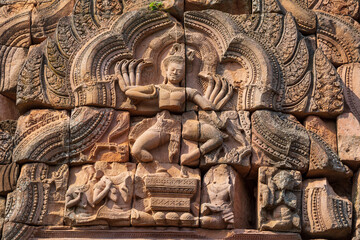 Prasat Hin Phanom Rung Hindu religious ruin located in Buri Ram Province Thailand, built around the 10th-12th century and used as a religious shrine in Hinduism.UNESCO World Heritage.