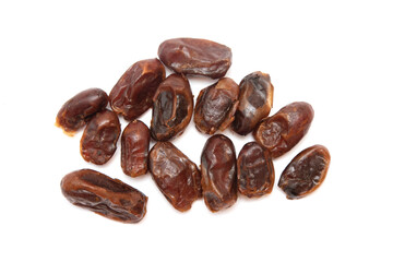 Dates isolated on white background.