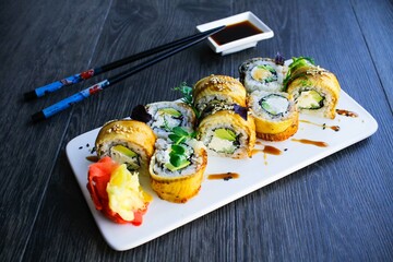 rolls sushi fitness low calorie 