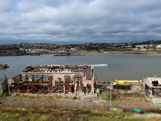 derelict building
