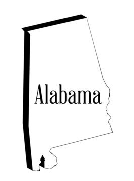 Alabama State 3D Map
