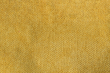 Close-up yellow texture fabric cloth material textile background