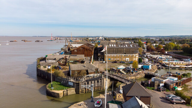 aerial view of gravesend