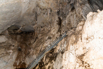 Interior of the Meziad cave from Apuseni mountains,  Bihor county, Romania.