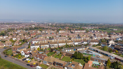 Aerial view of medway