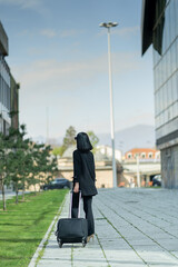 Businesswoman waiting for her partners