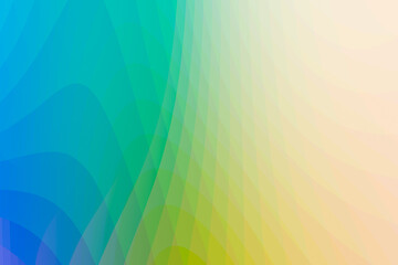 Colourful bright abstract posterization style