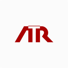 ATR initial logo vector image