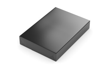 Printer paper ream mockup. Isolated in, 3d rendering.