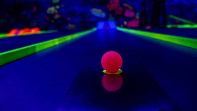 Minigolf Blacklight - Schwarzlicht
