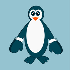 penguin blue