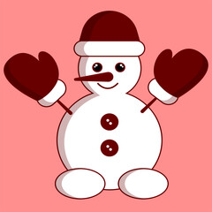 red snowman  