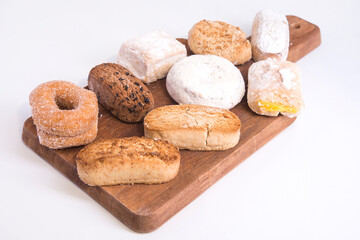 Polvorones and mantecados  assortment typical spanish food