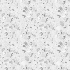 Cool seamless terrazzo pattern of marble-mosaic natural concrete floor. Trendy texture for flooring...