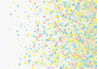 Yellow Dot Effect Transparent Background. Happy