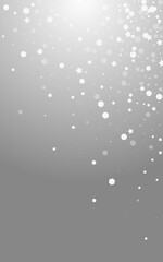 Silver Flake Vector Grey Background. Overlay