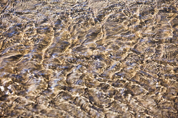 Fototapeta na wymiar water on the beach