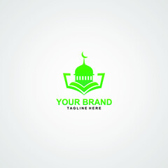 mosque logo vector
simple and elegant design
