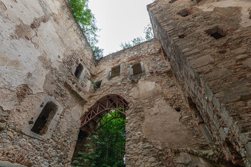 Ruins of castle Landsee in Burgenland Austria