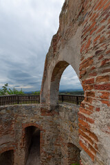 Ruins of castle Landsee in Burgenland Austria