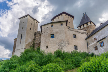 Fototapeta na wymiar Famous impressive Castle Lockenhaus in southern Burgenland, Austria