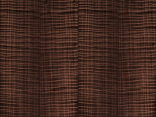 Dark brown stained rippled sycamore veneer