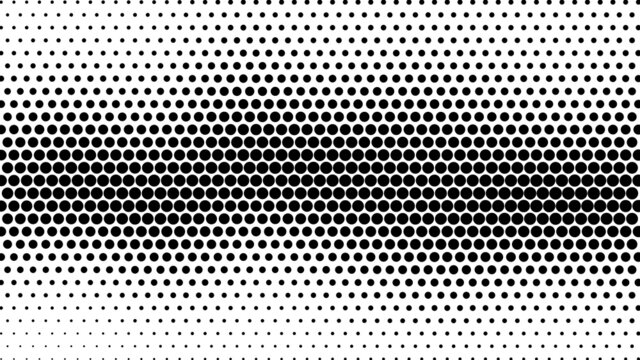 Halftone. Pattern. Abstract dotted background. Texture of dots. Matrix code. Monochrome gradient background. Vector illustration.