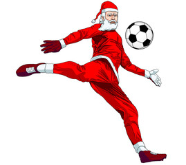 Santaclaus futbolista portero