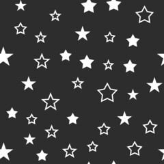 Star icons seamless pattern. Texture background with stars.
