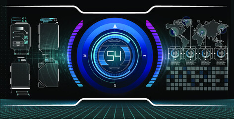 Hud elements,graph.Vector illustration.Head-up display elements for the web. HUD UI GUI futuristic user interface screen elements set. HUD, UI, GUI futuristic user interface screen elements set. 