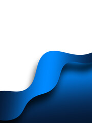 Blue background wave illustration lighting effect graphic for text and message board design

