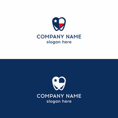 Dental logo. Stomatology. Modern and minimalist logo for dental clinic