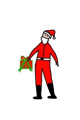 illustration of santa claus christmas