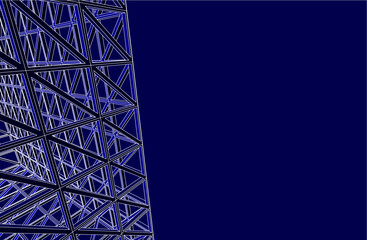 Structure building construction. Industrial background