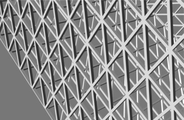 Structure building construction. Industrial background