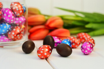 easter chocolate eggs