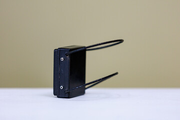 Electronic bracelet for criminals. Gadget for control and monitoring of the execution of punishment